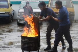 Semangat Hari Pahlawan, PLN UID Sumatera Barat gelar simulasi tanggap darurat kebakaran