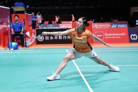 Dhinda tunjukkan semangat juang dalam debut Kumamoto Masters 2025