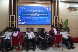 Imigrasi Pangkalpinang gelar donor darah semarakan Hari Bakti Imipas