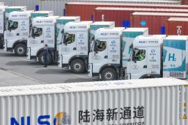 Koridor perdagangan China alami lonjakan angkutan barang jalur darat