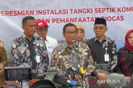 Pramono resmikan tangki septik komunal berbasis biogas di Pekayon