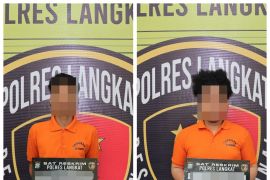 Satreskrim Polres Langkat tangkap dua oknum mahasiswa pelaku pemerasan uang Rp10 juta