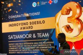 Dr Sa'dianoor raih Indroyono Soesilo Award 2025 atas penelitian sengketa tapal batas