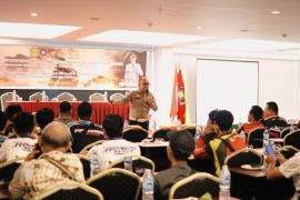 Polresta Banjarmasin edukasi keselamatan bagi relawan damkar