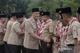 Wabup Palas buka perkemahan Pramuka Saka Wira Kartika 2025