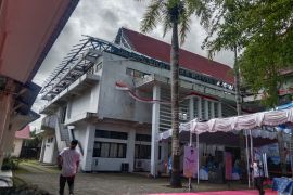 Gedung Perpustakaan dan Arsip Lombok Tengah direnovasi