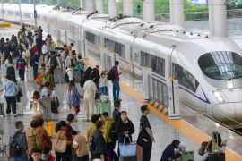 China catat rekor jumlah penumpang Kereta pada Januari-Oktober 2025