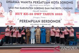 DWP Kota Sorong lakukan aksi donor darah