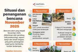 Situasi dan penanganan bencana November 2025