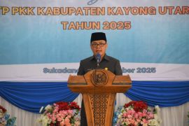 Bupati : Tim PKK ujung tombak pembangunan keluarga dan sosial di Kayong Utara