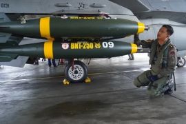 TNI AU uji coba operasional Bom BNT-250 di Lanud Iswahjudi