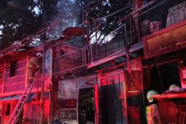 Tempat usaha fotokopi di Cengkareng Jakbar hangus terbakar