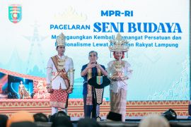 MPR RI lakukan sosialisasi Empat Pilar lewat kegiatan seni budaya Lampung