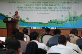 BNPB tanam vegetasi di lahan kritis di Lebak cegah mitigasi bencana&nbsp;