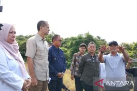 Menteri Transmigrasi tinjau lokasi pembangunan kampus patriot di Kabupaten Sigi
