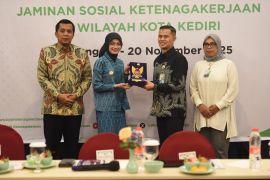 Pemkot Kediri dorong pemberian perlindungan sosial bagi pekerja