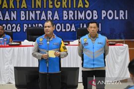 Wakpolda Jambi pimpin pakta integritas pengambilan sumpah penerimaan bintara brimob