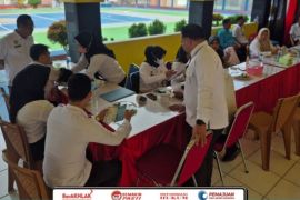 Lapas Sarolangun gelar berobat gratis dan donor darah, songsong Hari Bakti