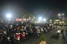 Polisi sita 236 kendaraan balap liar di Malang