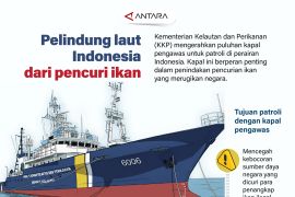 Pelindung laut Indonesia dari pencuri ikan