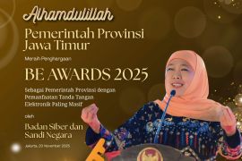 Khofifah tegaskan Jatim pionir penerapan teknologi informasi