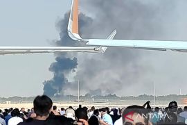 Pilot tewas usai jet tempur tejas India jatuh di Dubai Airshow