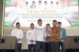 Kafilah Murung Raya raih juara umum III MTQH Kalteng