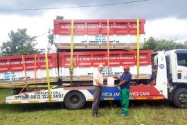 DLH Rejang Lebong terima bantuan 12 unit kontainer sampah dari Pemprov Bengkulu