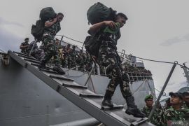 Prajurit TNI AD yang lolos gemblengan di Ambon tiba di Maluku Utara