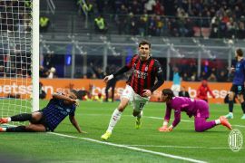 Big match, AC Milan menang tipis 1-0 atas Inter Milan