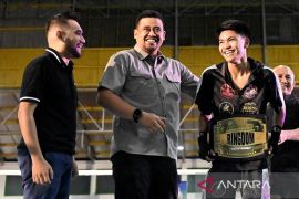 Dukung ringdom matchday friendly, petinju lokal apresiasi Bobby Nasution