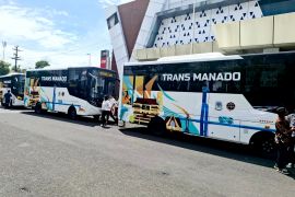 Kemenhub mendorong penggunaan kendaraam umum di Manado "Teman Bus"