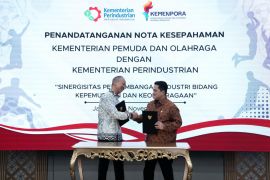 Menpora gandeng Menperin dorong kebijakan izin edar industri olahraga