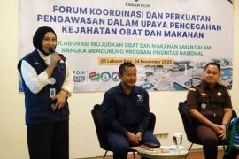 Loka POM Mabar menggelar forum koordinasi cegah kejahatan obat-makanan