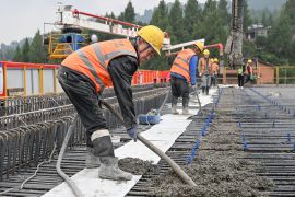 Potret pembangunan kereta cepat Chongqing-Wanzhou