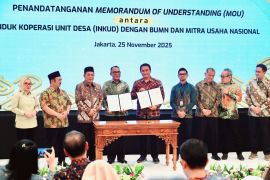Induk KUD Mou 4 BUMN dan mitra strategis kelola energi hulu hingga hilir