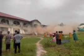 Kronologi Gedung asrama pesantren di Samalanga Bireuen ambruk akibat longsor