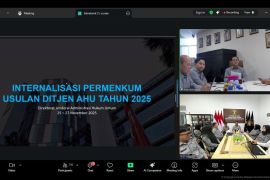 Kanwil Kemenkum Babel ikuti sosialisasi Permenkum Tusi Ditjen AHU Tahun 2025