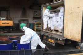 Indonesia completes destruction of radioactive-contaminated shrimp