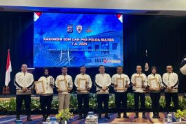 Ditreskrimsus Polda Sultra raih penghargaan satuan kerja terbaik dari Polri