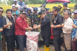 Pemkab Banyuasin serahkan alat dan mesin pertanian kepada Brigade Pangan