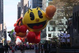Potret parade Thanksgiving di New York