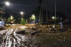 Luapan sungai di Siteba Padang genangi pemukiman warga (Video)