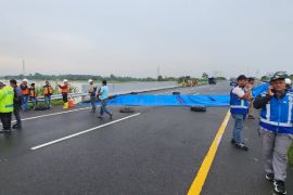 Jasamarga alihkan lalu lintas Tol MKKT akibat amblas Km 41 arah Medan