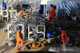 ESDM menargetkan sambungan listrik di Aceh, Sumut dan Sumbar pulih pekan ini