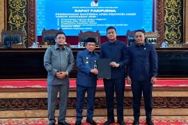 DPRD sahkan anggaran belanja Provinsi Jambi 2026 sebesar Rp3,7 triliun