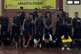 Delapan pemuda yang terlibat tawuran di Jakpus ditangkap