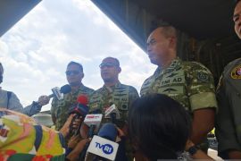 TNI sudah distribusikan 76.500 ton bantuan dari posko di Lanud Halim