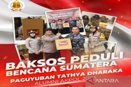 Alumni Akpol 2005 kirim bantuan korban bencana alam di Sumatera