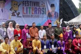 Lomba Pantun pelajar SMA/SMK meriahkan Festival Literasi Babel 2025